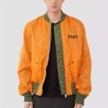 Jaqueta de bombardeiro masculino personalizada