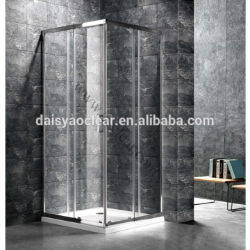 A-710-C Thin and Low Tray Square Shower Enclosure with Frame