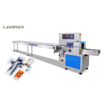 Automatic Horizontal Wood Cutlery Packaging Machine