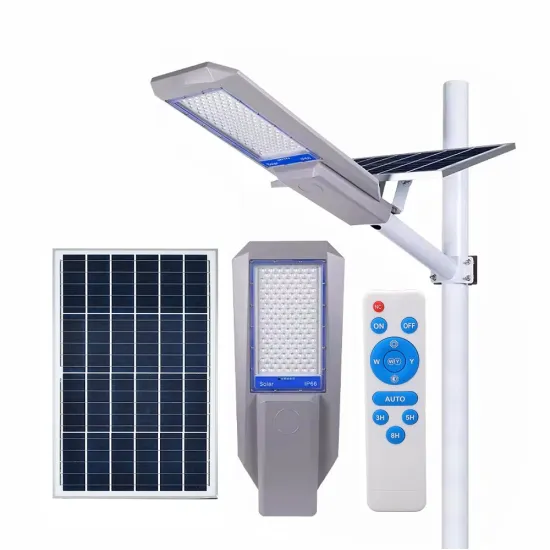Outdoor Solar Street Light: Dusk to Dawn, Remote Controlled, Pole Lamp with Adjustable Wattage (100w, 200w, 300w, 400w, 500w)