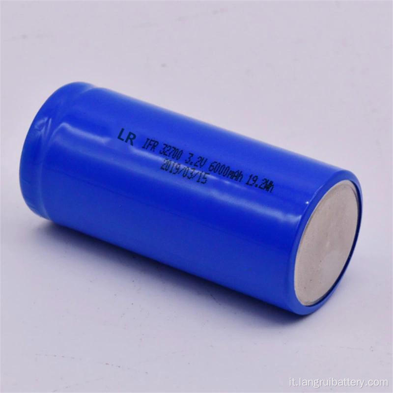 3.2V 6AH 32700 LifePo4 CELLA BATTERIA