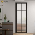 Puerta batiente de vidrio con sistema de aluminio con rotura de puente térmico ultradelgada | JBDHOME