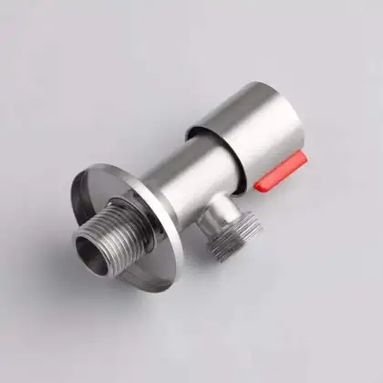 Hot Sell Stainless Steel Angle Valve Brass Triangle Valve for Bathroom