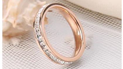 High Quality Diamond Stainless Steel Jewellery Ring Fashion Ring (hdx1029)