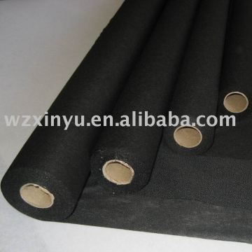 Black nonwoven fusible interlining
