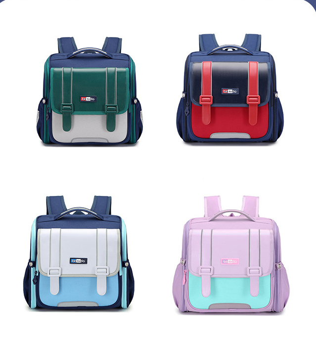 Boys Backpack Stylish Foldable Kids Reflective Bookbags