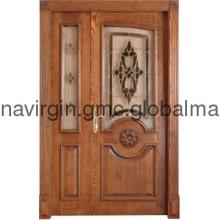 solid wood glass door with high quality ,entrance door,inner doors