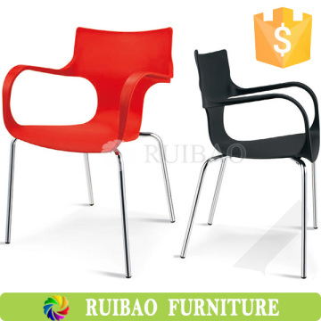 Plastic Leisure Chairs With Armrest / Stacking Leisure Chair / Leisure Chairs