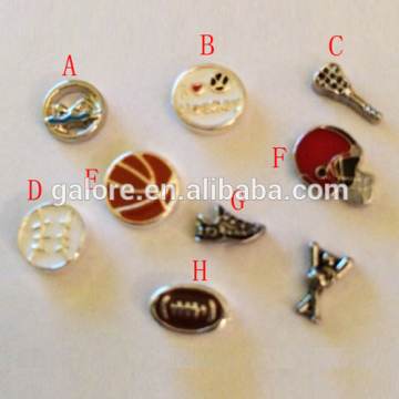 high quality fashion sport products mixed floating charms