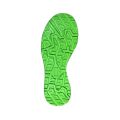 Paso activo Zapatillas de seguridad fluorescentes verdes flyknit