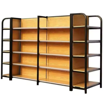 Modern Four-column External Shelf for Corner Spaces