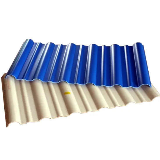 Prepainted corrugated metal roofing sheet