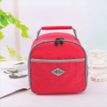 Washed Cotton And Linen Lunch Bag Hand-held student insulation bag lunch bag insulation bag Supplier