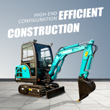 Free Shipping Mini Excavator 1t Small Digger 1 Ton Excavator with Rubber Track jackhammer