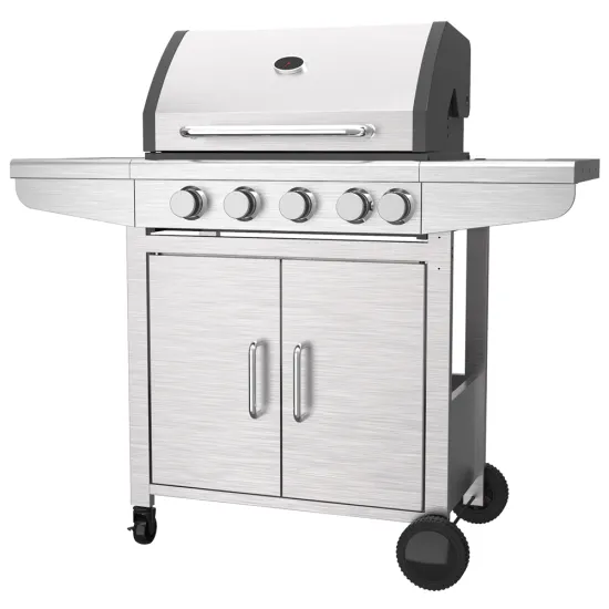 Four Stainless Steel Burner BBQ Grill