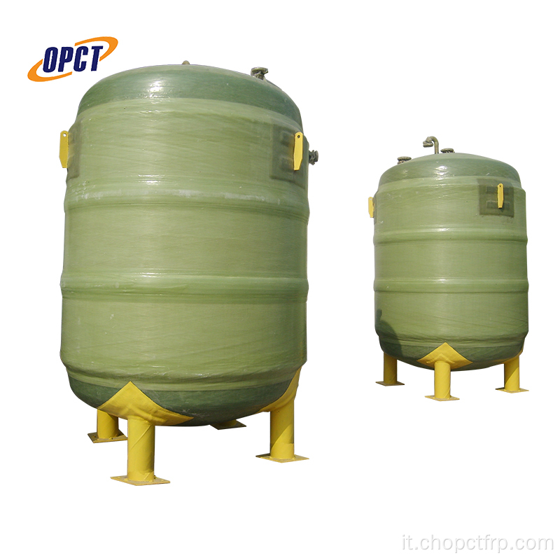 Serbatoio FRP/GRP per stoccaggio HCL