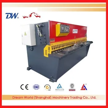 QC12K hydraulic swing beam simple cnc shearing machine or cutting machine