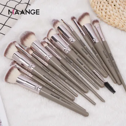 MAANGE 15pcs Private Label Luxury Makeup Brush Set