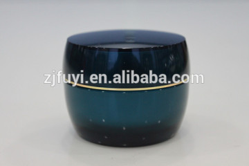 15g/30g/50g Drum-shaped plastic acrylic cosmetic container, empty cream jar packaging