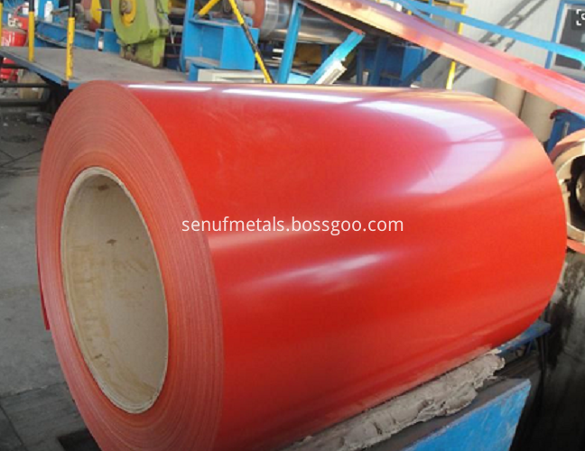 Color Coated Steel Sheet Red