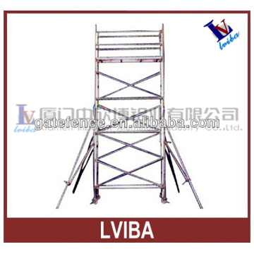 Aluminium scaffolding