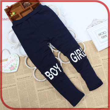 Free shipping YM17 winter children girls thick velvet warm printed leggings