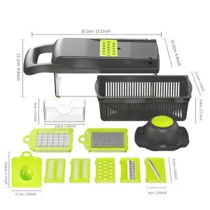 Multifunctional Vegetable Cutter - Kitchen Fruit & Vegetable Tools & Gadgets Chopper