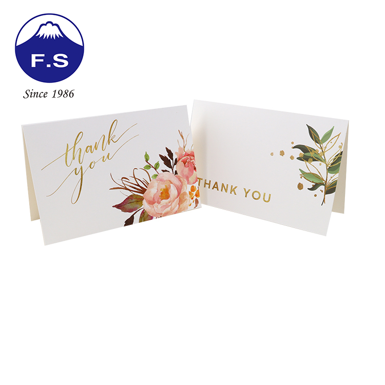 Design Printing Thank You Card Custom With Box