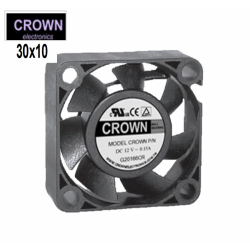CROWN 12v 3010 Axial Flow DC Fan