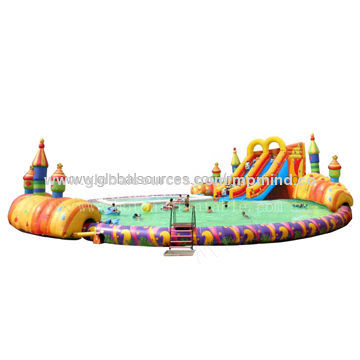 Amusement Inflatable Fantasy Tower Pool