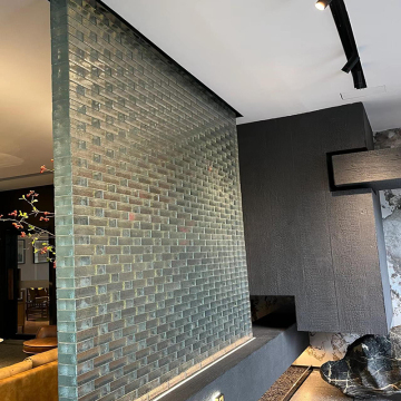 Affordable Cloudy Foam Round Glass Blocks for Your Search