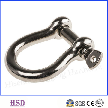 Wholesale Stainless Steel 316 European Bow Shackle with Material Certificate