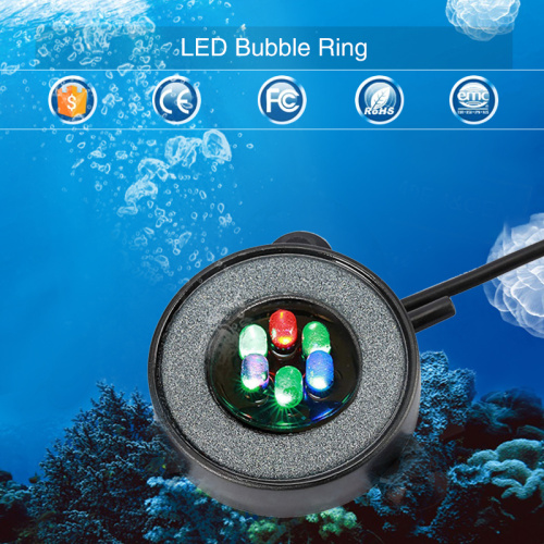 Lumière aquarium à bulles d&#39;air à changement de couleur auto coloré