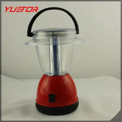 Red 24LED solar camping lantern