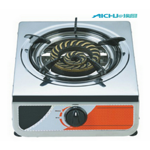 Cooktop a gas inossidabile tavolo da bruciatore a singolo bruciatore