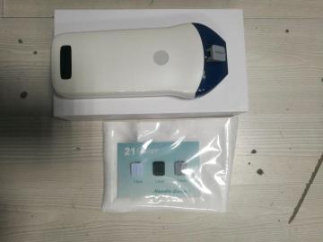 Needle guide wireless ultrasound scanner