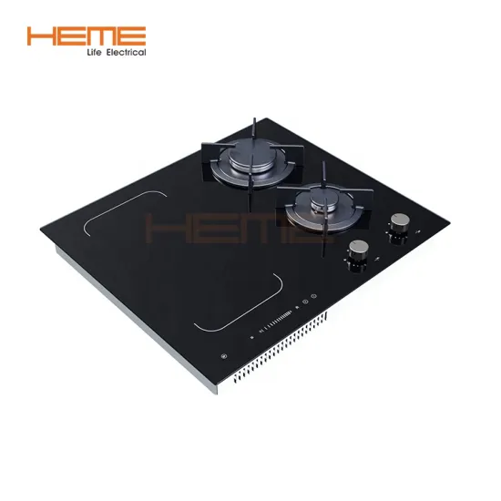 60cm Glass Panel 4 Burners Gas Induction Combined Cooktop - Made in China New Kitchen Appliances