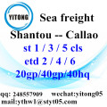 Shantou Sea Freight Shipping to Callao