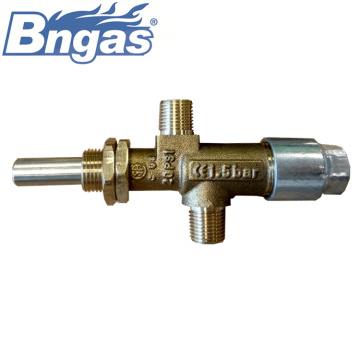 Brass gas control safty valve