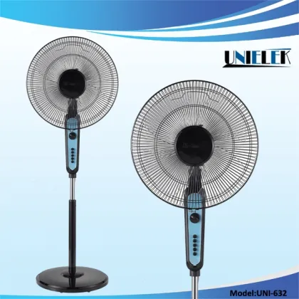 OEM Brand Electric Stand Fan 20mm thickness Copper Motor 220v Plastic Stand fan