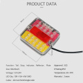 12V 26 Trailer ya Taa ya Taa ya Taa ya LED Bar Bar Waterproof Turn Signal na Parking Reverse Brake Taa ya Kukimbia kwa lori lori lori nyekundu amber