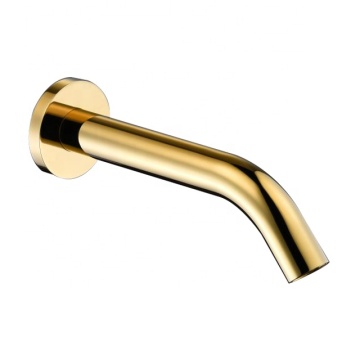 Vente chaude Gold Mur Moup de salle de bain robinet de capteur automatique