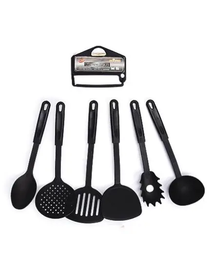 6PC NYLON KITCHEN UTENSIL