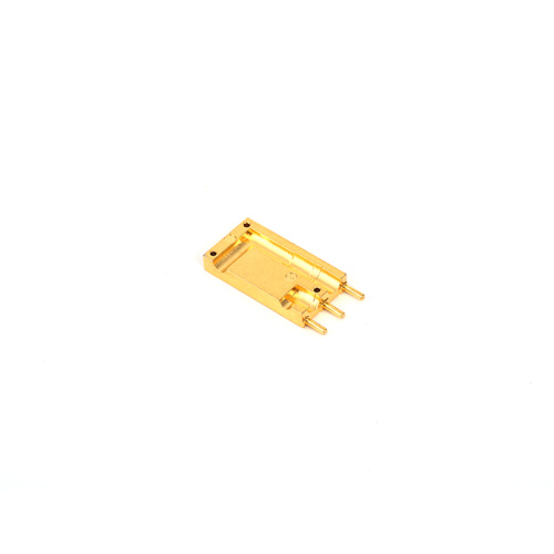Conector de conector de tipo F dual chapado en oro