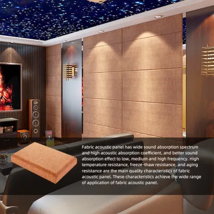 Home Theater Fabric Sound-Absorbing Wall Panels