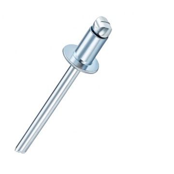 Full Size 4.8 Diameter 10mm Galvanized MS Pop Rivet Steel Blind Rivet