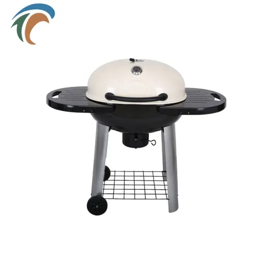 Garden Family Barbecue Round Kettle Bbq Grill Steel Charcoal Grill With Wheels