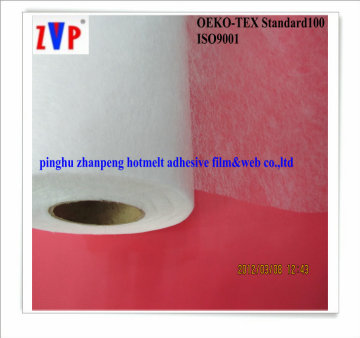 breathable and waterproof fusible PA Embroidered chapter adhesive interlining