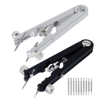 Professional Heavy Duty Watch Spring Bar Plier Tool Set med 10 spetsstift: Perfekt för effektivt borttagning av klockstift och byte av band