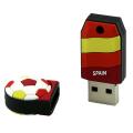 Alta qualidade futebol equipe emblema USB flash drive 8 gb Pendrive